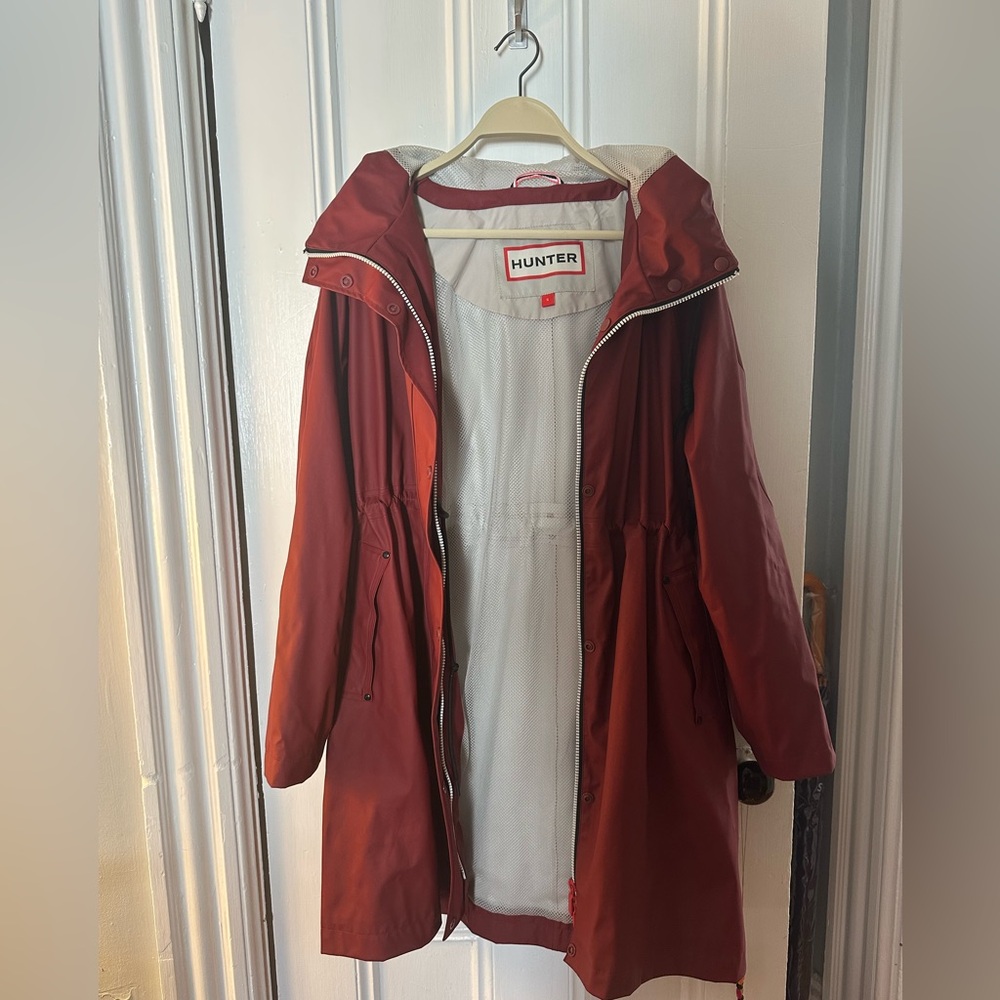 Hunter Maroon Women’s Rain Coat